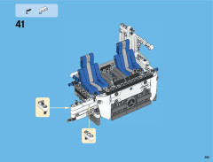 LEGO 42043 instructions page 385 – build guide