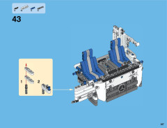 LEGO 42043 instructions page 387 – build guide