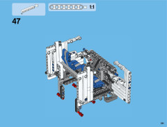 LEGO 42043 instructions page 391 – build guide