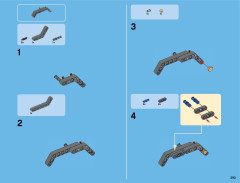 LEGO 42043 instructions page 393 – build guide