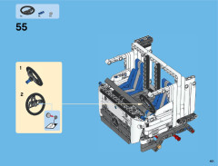 LEGO 42043 instructions page 401 – build guide