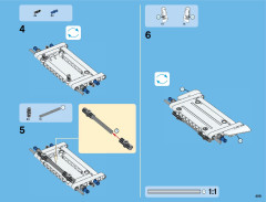 LEGO 42043 instructions page 409 – build guide