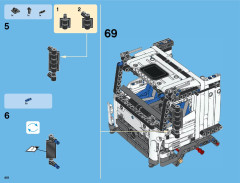 LEGO 42043 instructions page 418 – build guide