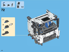 LEGO 42043 instructions page 422 – build guide