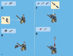 LEGO 42043 instructions page 44 – build guide