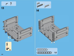 LEGO 42043 instructions page 446 – build guide