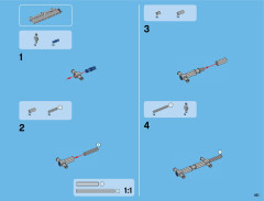 LEGO 42043 instructions page 451 – build guide