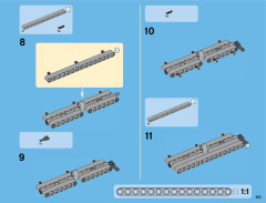 LEGO 42043 instructions page 453 – build guide