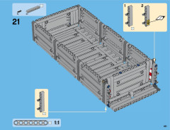 LEGO 42043 instructions page 461 – build guide