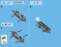 LEGO 42043 instructions page 62 – build guide