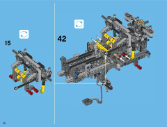 LEGO 42043 instructions page 70 – build guide
