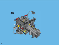 LEGO 42043 instructions page 74 – build guide