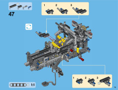 LEGO 42043 instructions page 75 – build guide