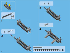 LEGO 42043 instructions page 76 – build guide