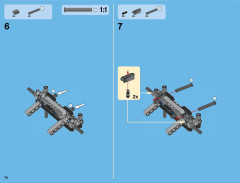 LEGO 42043 instructions page 78 – build guide