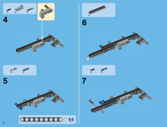 LEGO 42043 instructions page 8 – build guide