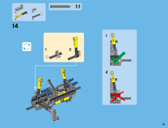 LEGO 42043 instructions page 85 – build guide
