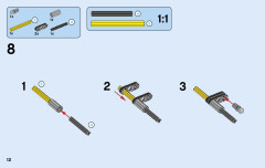 LEGO 42044 instructions page 12 – build guide