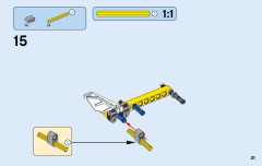 LEGO 42044 instructions page 21 – build guide
