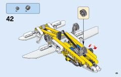 LEGO 42044 instructions page 45 – build guide