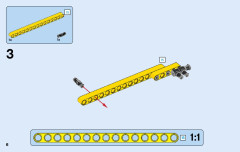 LEGO 42044 instructions page 6 – build guide