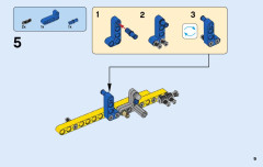 LEGO 42044 instructions page 9 – build guide