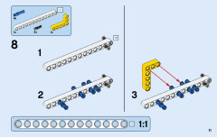 LEGO 42044 instructions page 11 – build guide