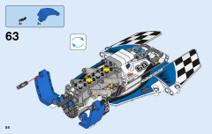 LEGO 42045 instructions page 54 – build guide