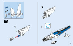 LEGO 42045 instructions page 45 – build guide