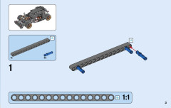 LEGO 42046 instructions page 3 – build guide
