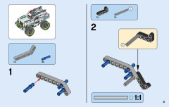 LEGO 42047 instructions page 3 – build guide