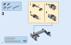 LEGO 42047 instructions page 4 – build guide