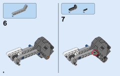 LEGO 42047 instructions page 6 – build guide