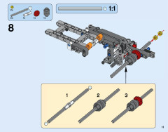 LEGO 42048 instructions page 11 – build guide