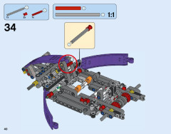 LEGO 42048 instructions page 40 – build guide