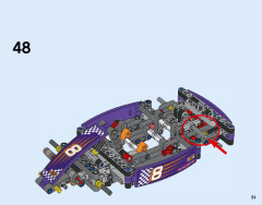 LEGO 42048 instructions page 51 – build guide