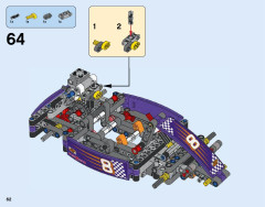 LEGO 42048 instructions page 62 – build guide