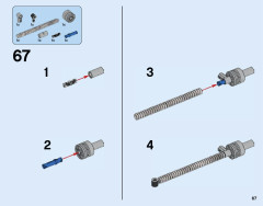 LEGO 42048 instructions page 67 – build guide