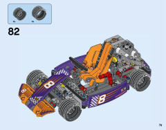 LEGO 42048 instructions page 79 – build guide