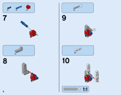 LEGO 42048 instructions page 6 – build guide