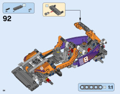 LEGO 42048 instructions page 64 – build guide