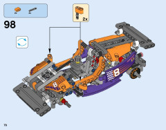 LEGO 42048 instructions page 70 – build guide