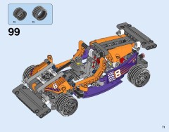 LEGO 42048 instructions page 71 – build guide