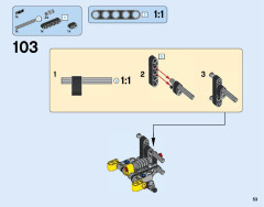 LEGO 42049 instructions page 53 – build guide