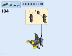LEGO 42049 instructions page 54 – build guide