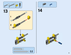 LEGO 42049 instructions page 9 – build guide