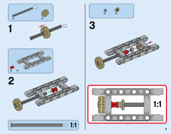 LEGO 42049 instructions page 3 – build guide