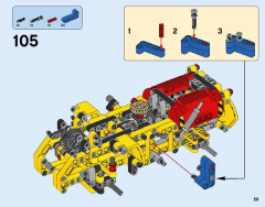LEGO 42049 instructions page 59 – build guide