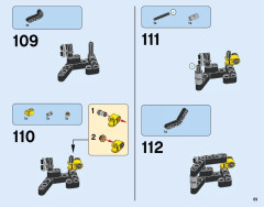 LEGO 42049 instructions page 61 – build guide