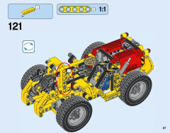 LEGO 42049 instructions page 67 – build guide